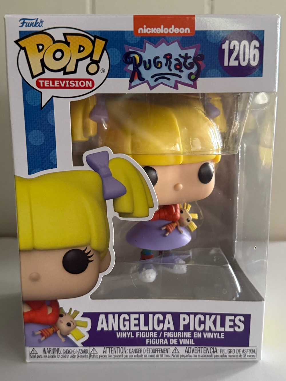 Funko Pop! Television Rugrats Angelica Pickles Yellow Purple Red Vinyl Figure